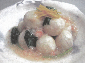 揚げ里芋のかにあんかけ