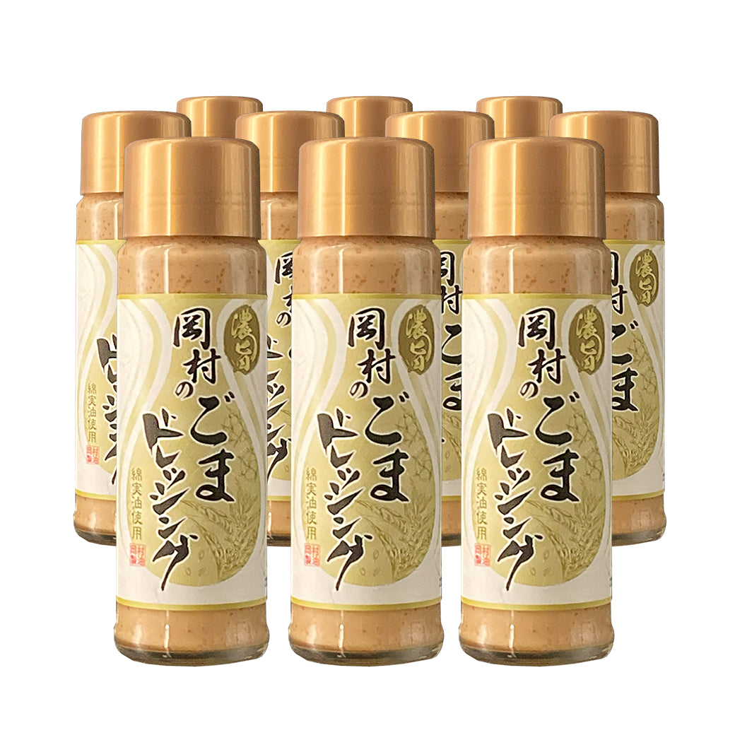 岡村の胡麻ドレッシング 180ml 10本入り