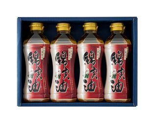 【お中元早割対象】一番搾り綿実油ギフトセット350g（4本セット）