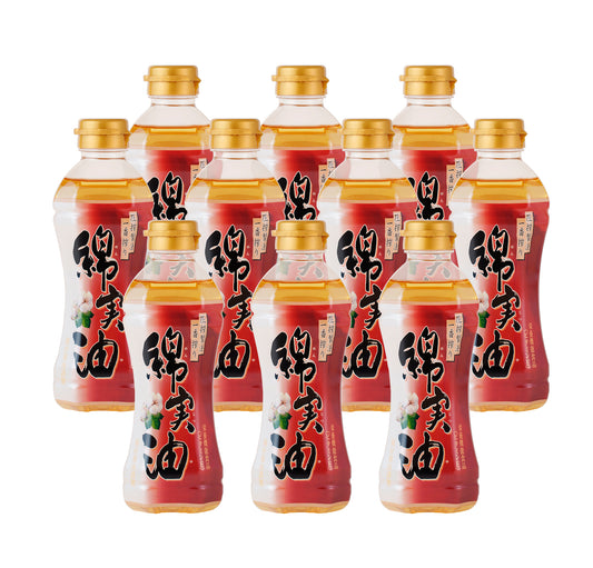 （OS350-10）一番搾り綿実油350g（10本セット）